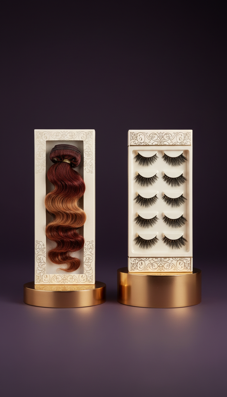 Glamour Curated Hair and Lash Set